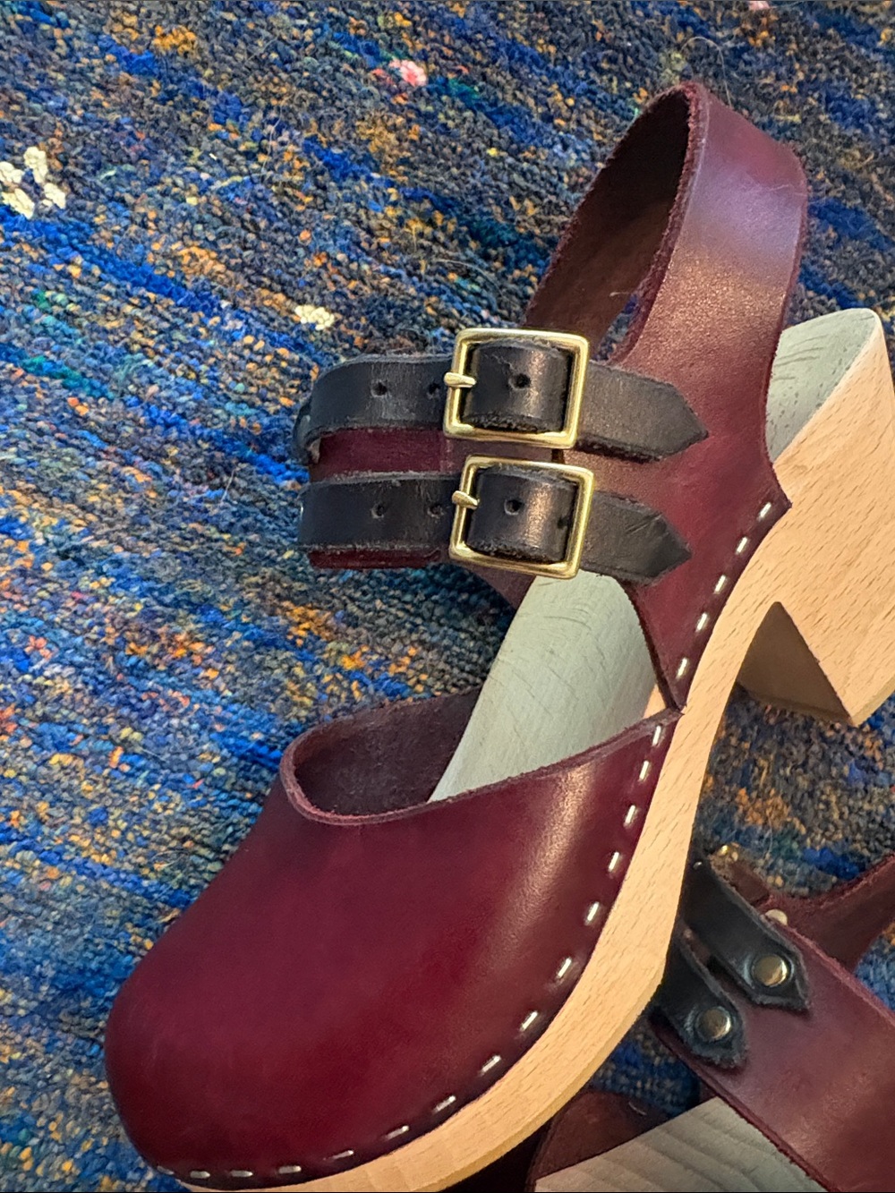Bean An Ti Artisan High Heel Clogs 39 - Picture 7 of 9